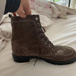 Stuart Weitzman Combart Lace Up Boots